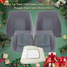 Gray For 2011-2014 Ford F-150 Front Top or Bottom Cloth Seat Cover - New