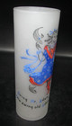 Vintage Tall Frosted Tumbler Mr. Adam & Miss Eve 6.75" Tall Redneck Hillbilly — photo 2