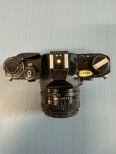 Vintage Canon AE-1 SLR Film Camera Canon FD 50mm F/1.8 Lens + Tonika 80-200mm 