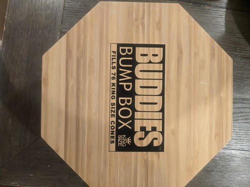 Buddies Bump Box King Size Fills 76 Cones Tobacco Roller Cone Filler