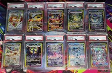 Imagen de PSA 10 Pokemon Terastal Festival Eevee Evolution SAR Complete Set Of 10 Japanese