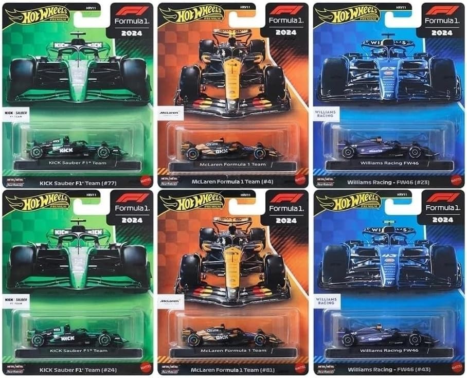 Hot Wheels Premium F1 Formula 1 PICK YOUR FAVORITE McLaren