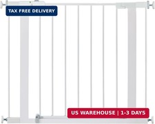Safety 1st Easy Install Walk Thru Baby Gate for Doorway With Door, Dog Gates, Fi