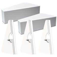 60 Pack 9 Inch Self Stick Cardboard Easel Backs, Picture Frame and Art Easel ...