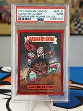 2025 Bowman Chrome GPK Cookin’ De La Cruz Red Refractor /5 PSA 9 Color Match!!