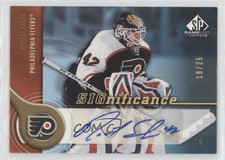 2005-06 SP Game Used Edition SIGnificance Gold 18/25 Robert Esche #S-RE Auto 2d8