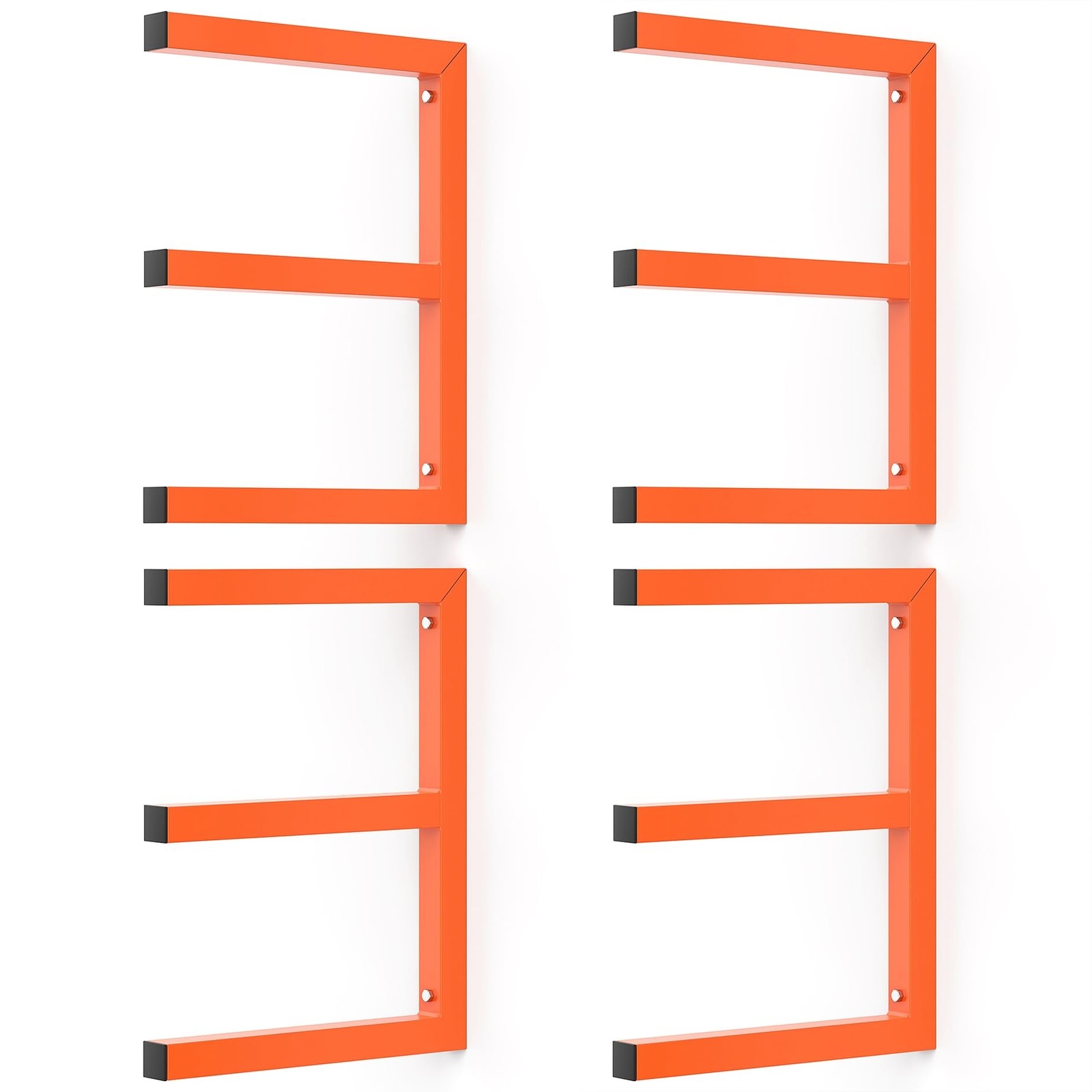 Garage Wall Mounted Lumber Storage Rack, Overhead Heavy Duty One-Piece Design...