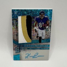 2016 Panini Spectra Neon Blue Keenan Reynolds Auto Patch RC #KR /60 RPA