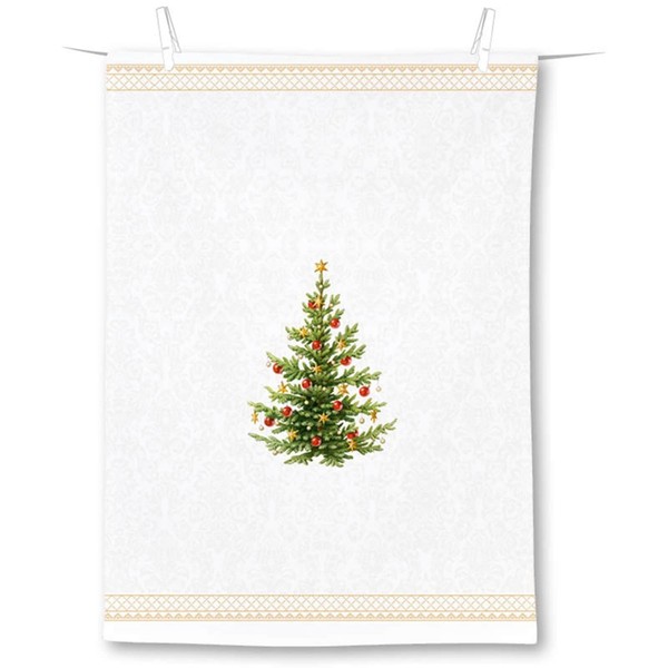 Ihr Classic Christmas Tree Geschirrtuch Abtrockentuch Weihnachten 50X70 Cm Gold-image