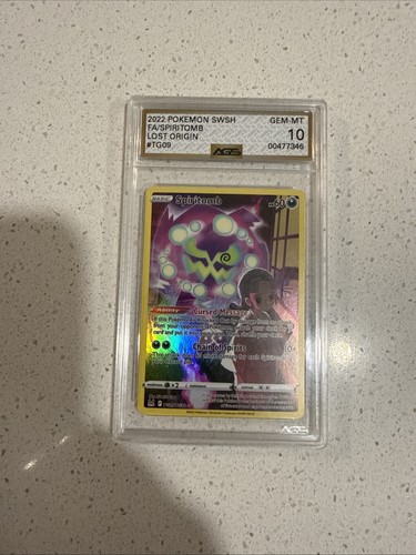 Pokémon TCG Spiritomb TG09/TG30 AGS Gem Mint 10 Lost Origin Trainer Gallery EN