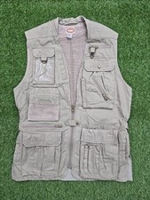 Vintage Banana Republic Vest Mens Medium Beige Safari Multi Pocket Photography