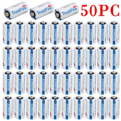 #ad #ad 1 50PCS CR123A 123A CR123 Lithium Batteries 1400mAh 3.0V Lithium Batteries Lot $51.99