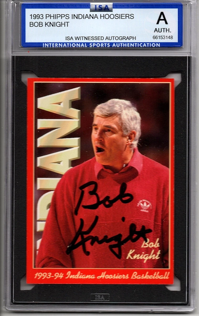 Bob Knight NCAA Autographed Items products for sale | eBay