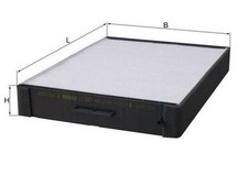 MAHLE Innenraumfilter LA 347 Pollenfilter für HYUNDAI SANTA FÉ I (SM)