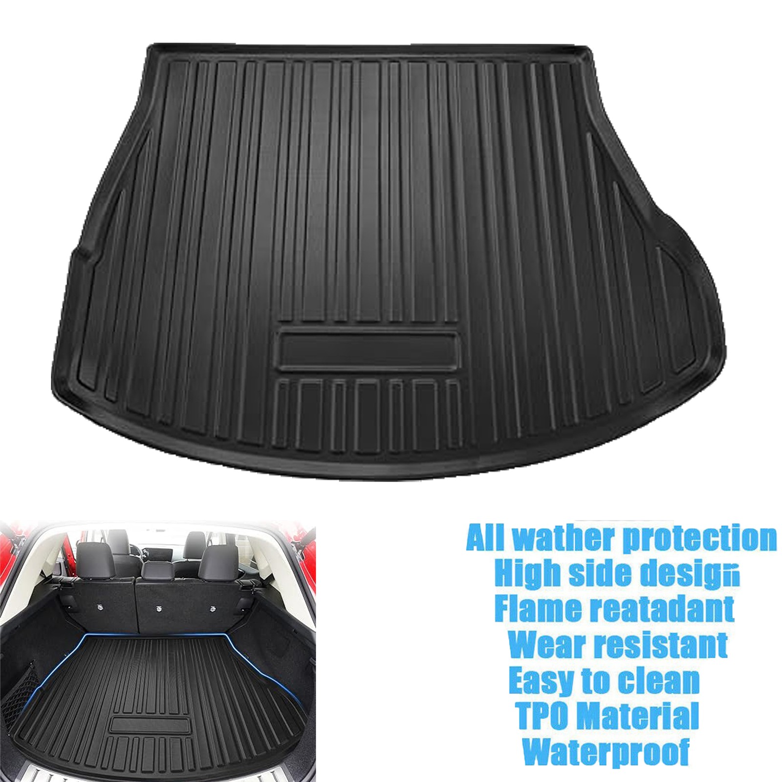 All Weather Trunk Cargo Liner for 2022-2026 Lexus NX NX250 NX350 NX350h NX450h+