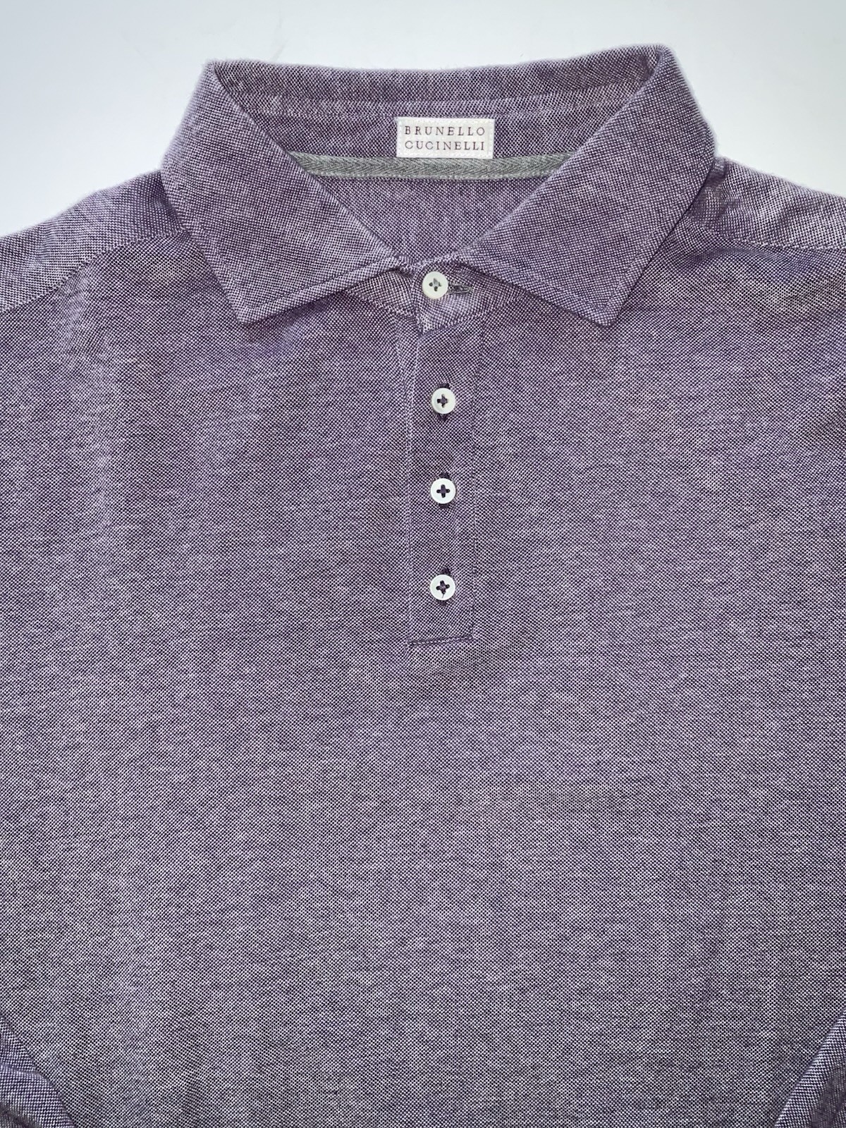 Brunello Cucinelli Four-Button Placket Cotton Pol… - image 2