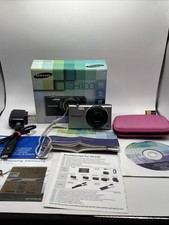 Samsung SH100 14.2MP Compact Touchscreen Digital Camera Tested+ Charger, Battery