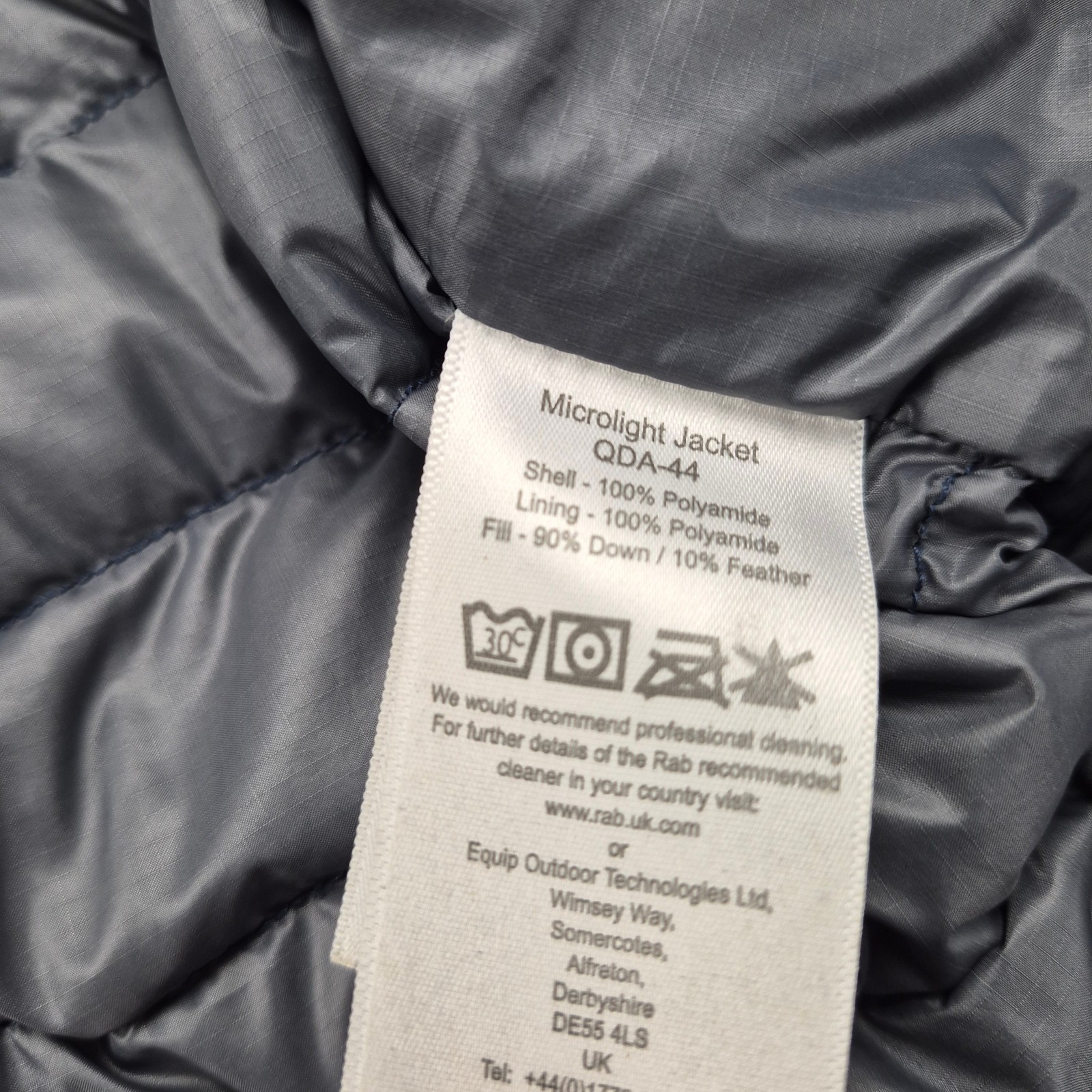 Rab Jacket Mens Medium Microlight Down Puffer Coa… - image 10