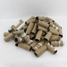 Lot of 53 Empty Clean Toilet Paper Roll TP for Crafts DIY Projects Cardboard