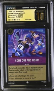 Disney Lorcana - Come Out and Fight! (Winterspell) 62/204 Cold Foil