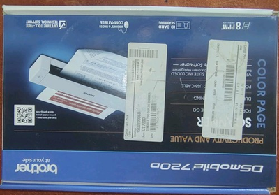 #ad Brother DSMobile 720D Desktop or Portable On The Go 2 Sided Scanner USB Powered $55.00