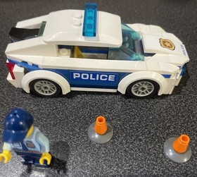 Lego City Rally Car Set 60113 & 60239 Police Car Complete W/ Instructions