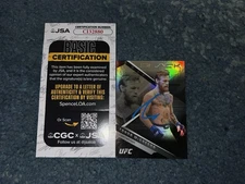Conor McGregor Signed 2022 Panini Chronicles Black Trading Card Legend JSA Auth