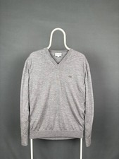 Lacoste Wool Knit Sweater Size 2XL Gray