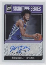 2018-19 Panini Donruss Optic Signature Series Marvin Bagley III #SG-MB3 Auto 0g4