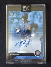 2020 Topps Now Road To Opening Day Kris Bryant Auto Blue /49 #OD-304B