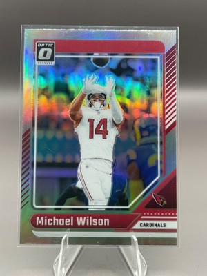 MICHAEL WILSON #3 Silver Holo Prizm 2024 Donruss Optic Cardinals