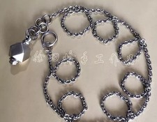 304 Martial Art Meteor Hammer Stainless Steel Chain Whip Kung Fu Practice tool