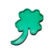 Vintage Green Cookie Cut Ups Cookie Cutter 4 Leaf Clover St Patrick's 