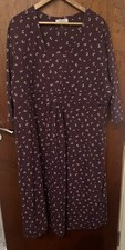 SEASALT PURPLE FLORAL "SEED PACKET DRESS"    Size 26-28 
