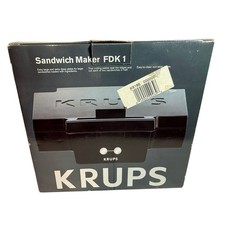KRUPS FDK1 Sandwichera Relleno Profundo Placas Antiadherentes Almacenamiento Vertical