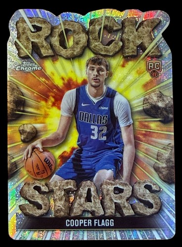 2025-26 Topps Chrome Cooper Flagg Rock Stars Chase Pack! SSP #RS-16 Case Hit