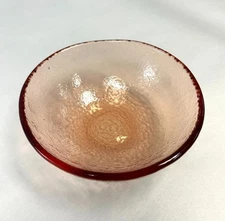 Fire and Light Copper Recycled Glass Bowl 6 Inch Diameter