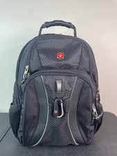 Swiss Gear Scan Smart AirFlow Backpack Black Multi Pocket Laptop Travel Bag