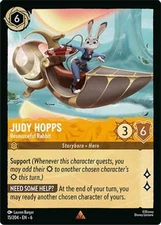 x1 Judy Hopps - Resourceful Rabbit - 15/204 - Rare Lorcana DLC06 Azurite Sea M/N