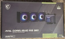 SEALED - MSI MAG Coreliquid A15 360 Black- AIO ARGB Liquid Cooling