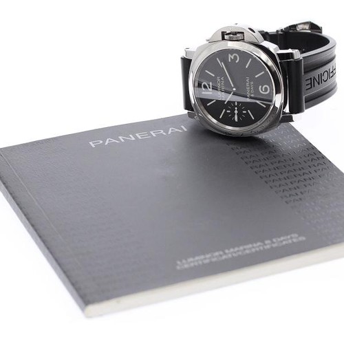 OFFICINE PANERAI LUMINOR MARINA PAM00510 44mm SS Black #C3240
