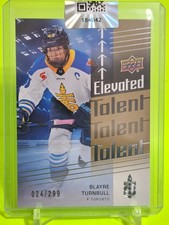 BLAYRE TURNBULL 2024-25 UD PWHL Elevated Talent Gold /299 -  Toronto Sceptres