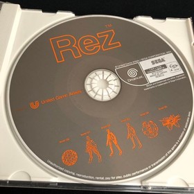 Rez Sega Dreamcast shooting music gameJapanese version