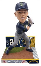 Milwaukee Brewers Christian Yelich #22 Big Ticket Bobblehead