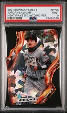 2021 Bowman's Best - Heatwave Die-Cut Jordan Lawlar #HW-5 Atomic Refractor PSA 9
