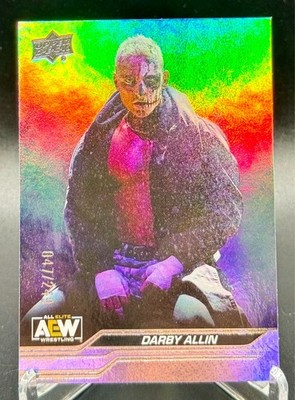 2024 Upper Deck AEW #6 DARBY ALLIN Steel Cage Parallel Card #'d 047/249