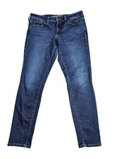 Universal Thread Mid Rise Skinny Jeans Womens 8 Blue Med Wash Stretch Denim