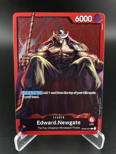 Edward Newgate Special Goods Former Four Emperors OP02-001 One Piece Promo VLP