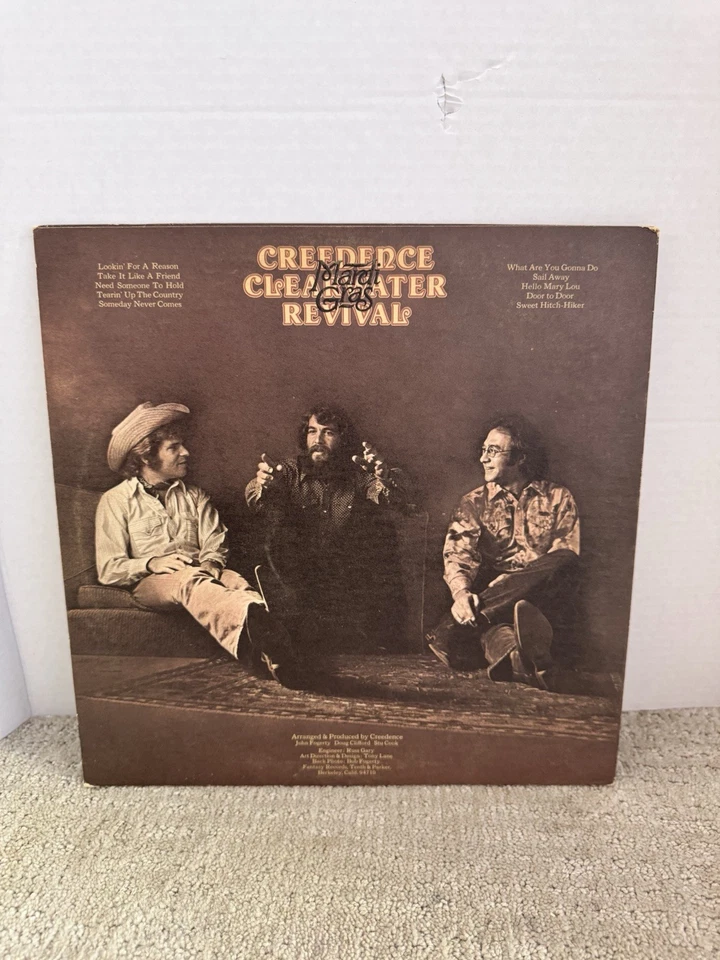 Creedence Clearwater Revival Mardi Gras Vintage Vinyl LP 1972 Fantasy FANT-9404 Foto 2 de 4