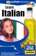 Talk Now Italian PC CD speak vocabulary words dictionary learn foreign language